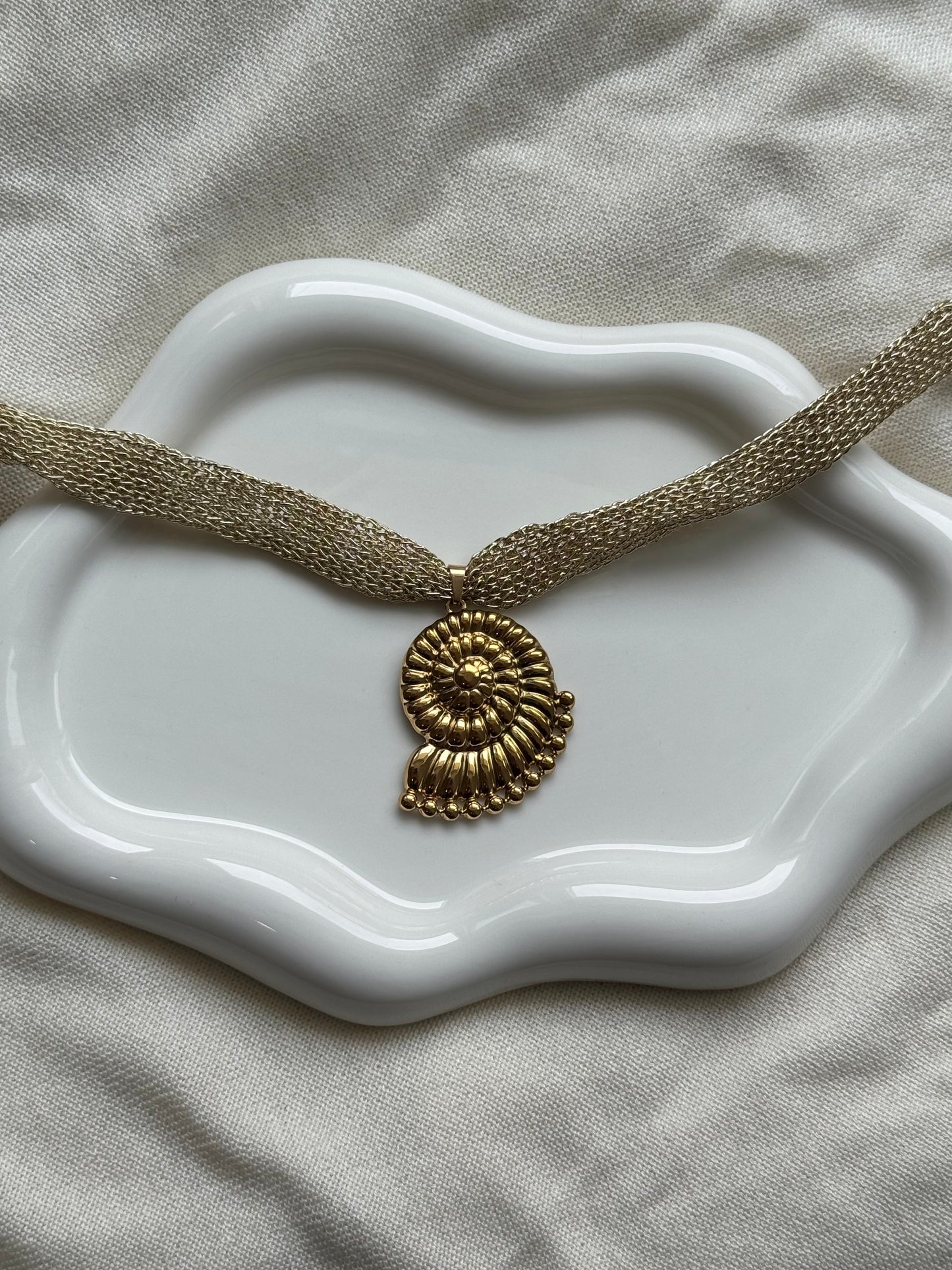 Collier coquillage 1