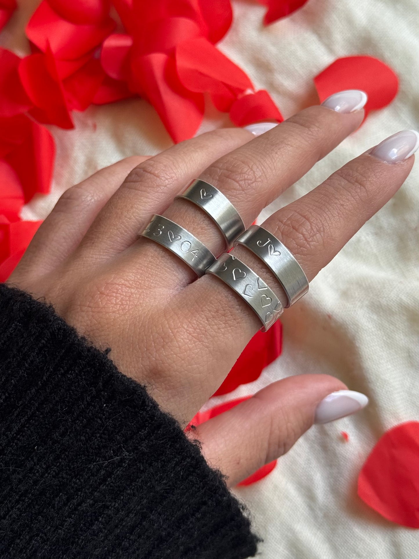 Bague date à graver