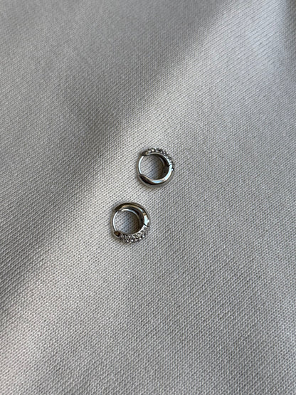 Mini créoles à strass
