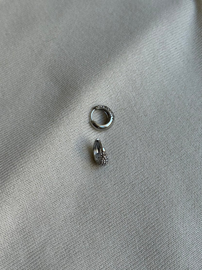 Mini créoles à strass