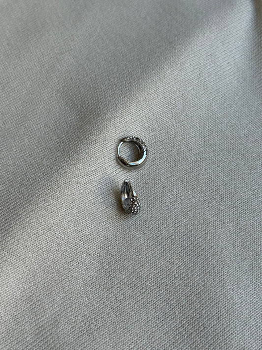 Mini créoles à strass