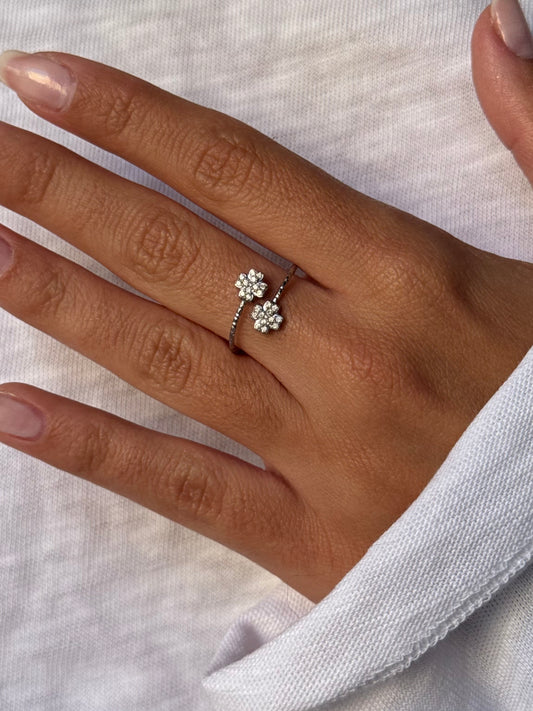 Bague trèfle