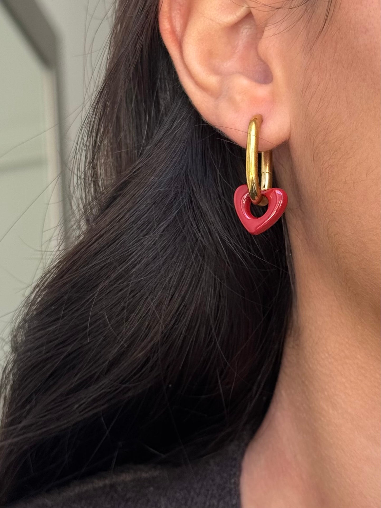 Boucles d’oreilles heart