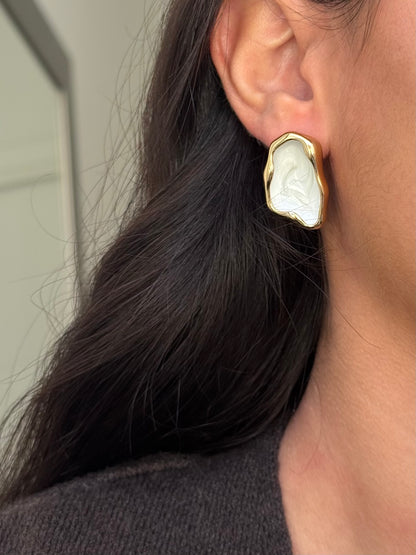 Boucles d’oreilles Nacre