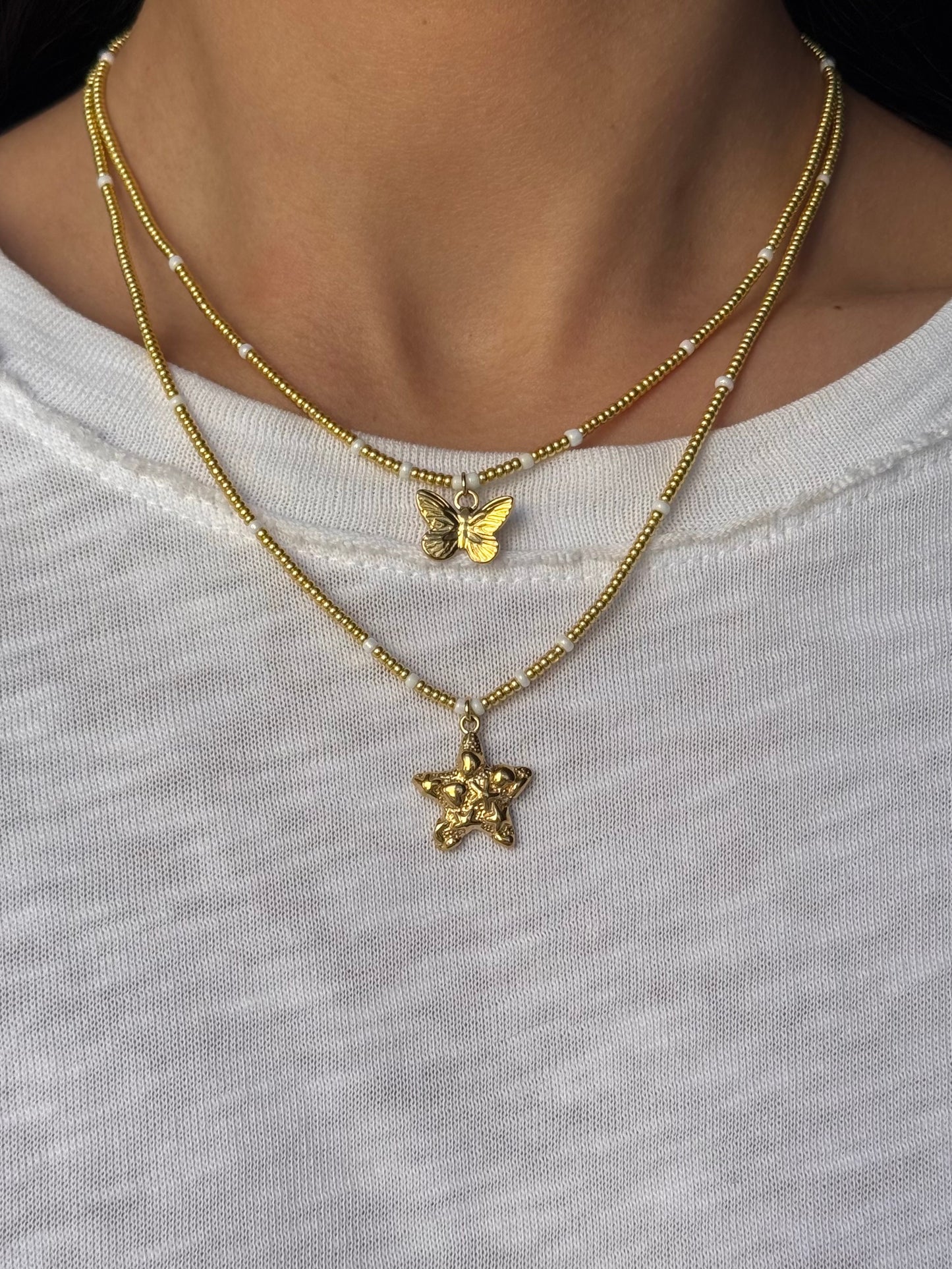 Collier à perles