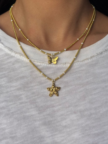 Collier à perles