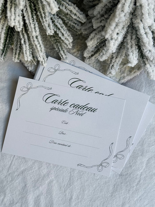 Carte cadeau