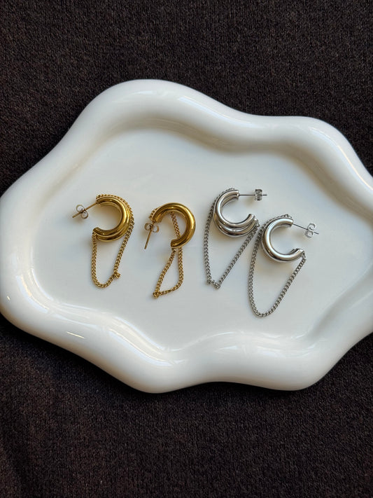 Boucles d’oreilles Onde