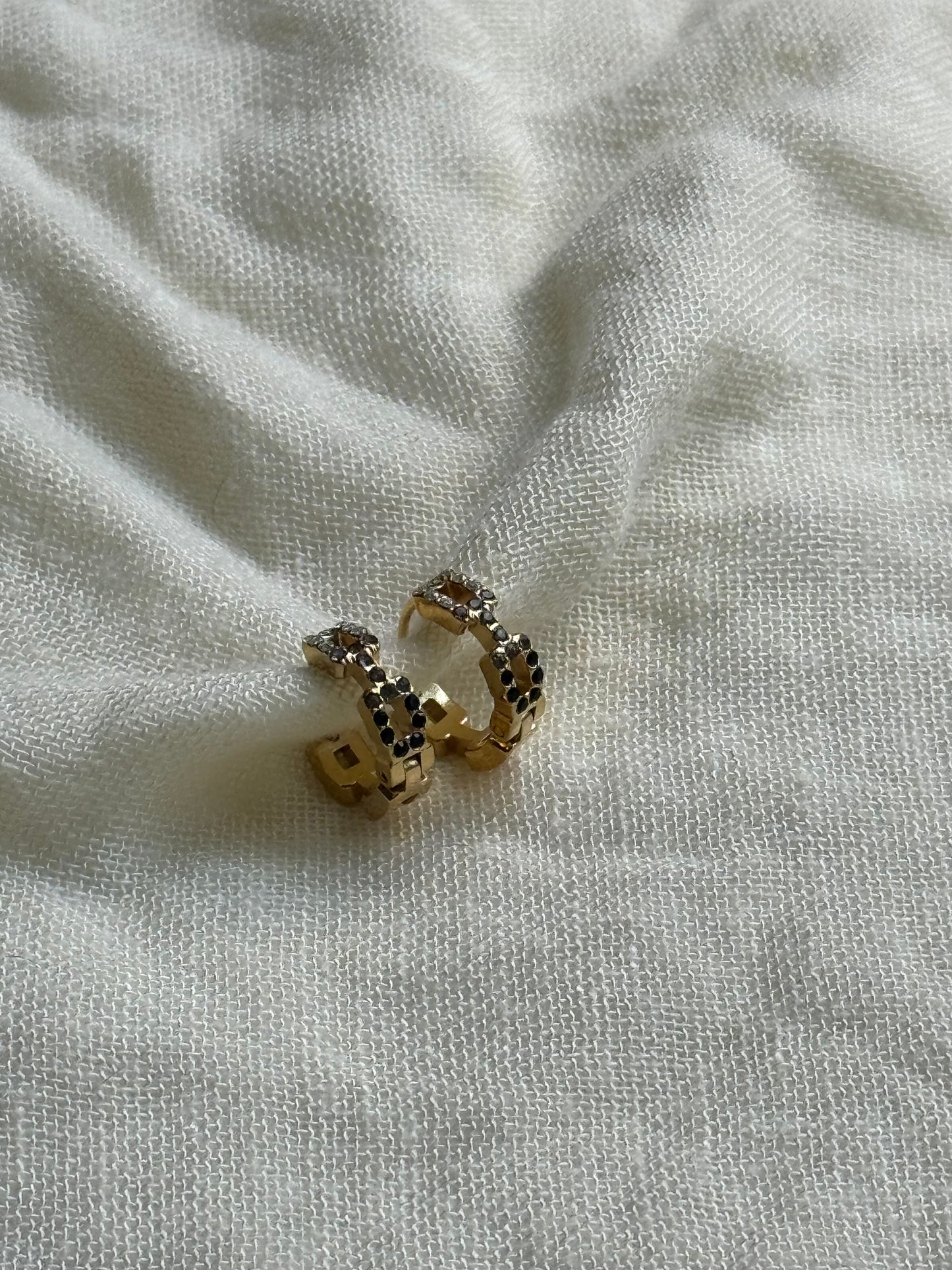Boucles d’oreilles strass