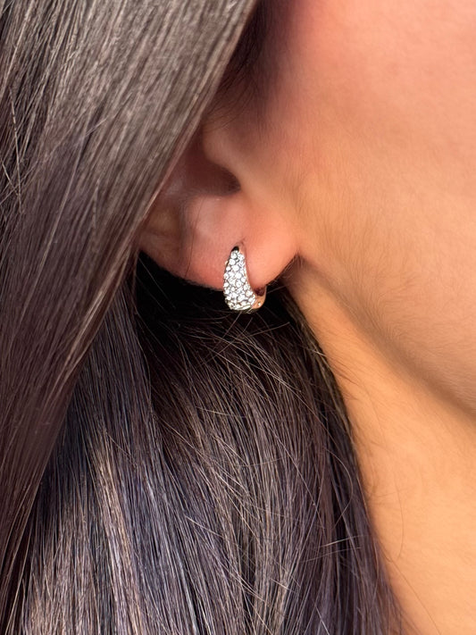 Mini créoles à strass